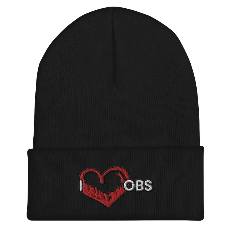 I love OBS beanie 